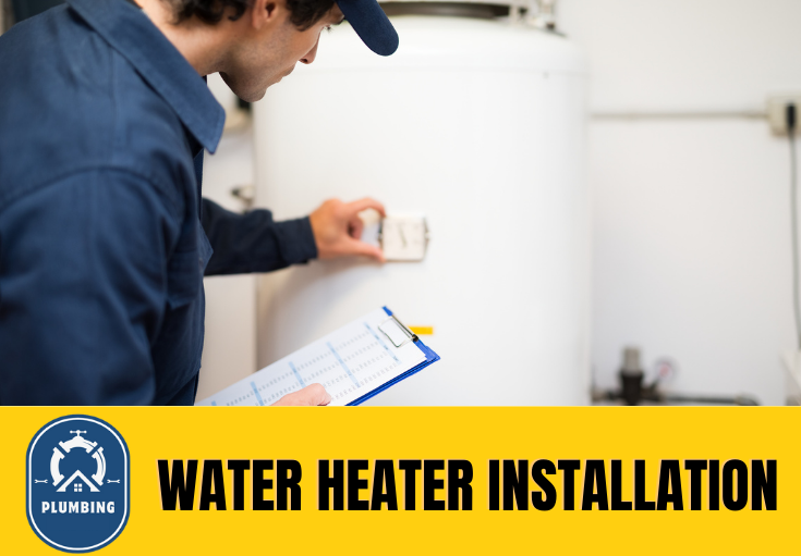 water heater installation Gillingham